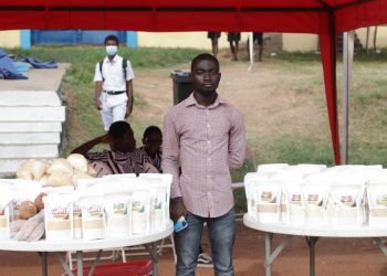 E.N Farms Exhibits Value Added Gari at Farmer’s Day Exhibition.