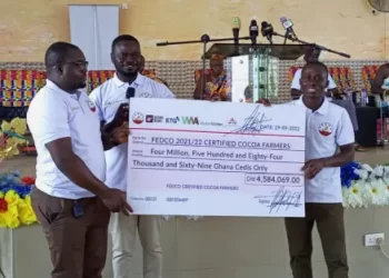 FEDCo Pays over GH¢4m Premium to Certified Cocoa Farmers