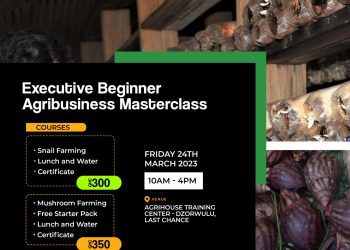 Agrihouse Communications Rolls Out its 1st Monthly Beginner Agribusiness Masterclass,with a focus on Snail and Mushroom Farming