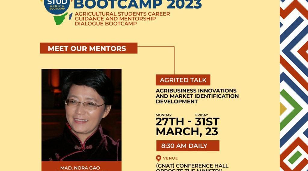 AG-STUD 2023 to host Motor King Manufacturer, Madam Nora Gao as mentor for the 5-day Bootcamp AG-STUD 2023 to host Motor King Manufacturer, Madam Nora Gao as mentor for the 5-day Bootcamp