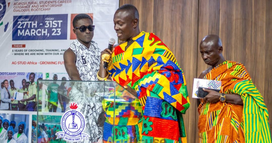 Nana Sarpong Siriboe I, Commend Agrihouse Foundation for Boosting Agriculture Sector through AG-STUD Initiative Nana Sarpong Siriboe I, Commend Agrihouse Foundation for Boosting Agriculture Sector through AG-STUD Initiative