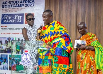 Nana Sarpong Siriboe I, Commend Agrihouse Foundation for Boosting Agriculture Sector through AG-STUD Initiative