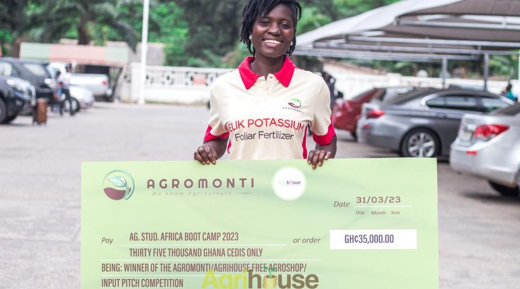 Charlotte Yawa Sodzedo Wins 35,000 GHC Agromonti Ultimate Prize Pitch at 6th AG-STUD Bootcamp Charlotte Yawa Sodzedo Wins 35,000 GHC Agromonti Ultimate Prize Pitch at 6th AG-STUD Bootcamp