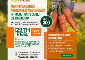 Master the Art of Carrot Oil Production: Join the 6th Monthly Executive Agribusiness Masterclass