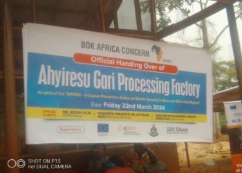 Empowering Women: Ahyiresu Community Receives New Gari Processing Factory