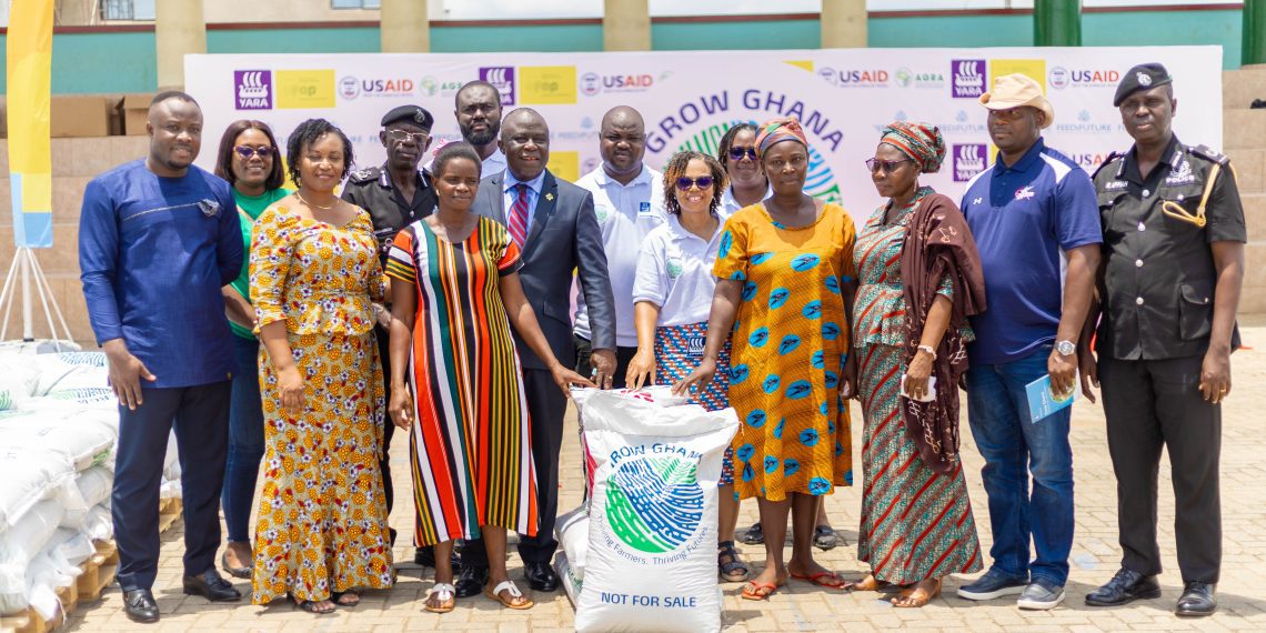 Yara Ghana Limited Donates 1,107 Bags of Fertilizers to Women Farmers 