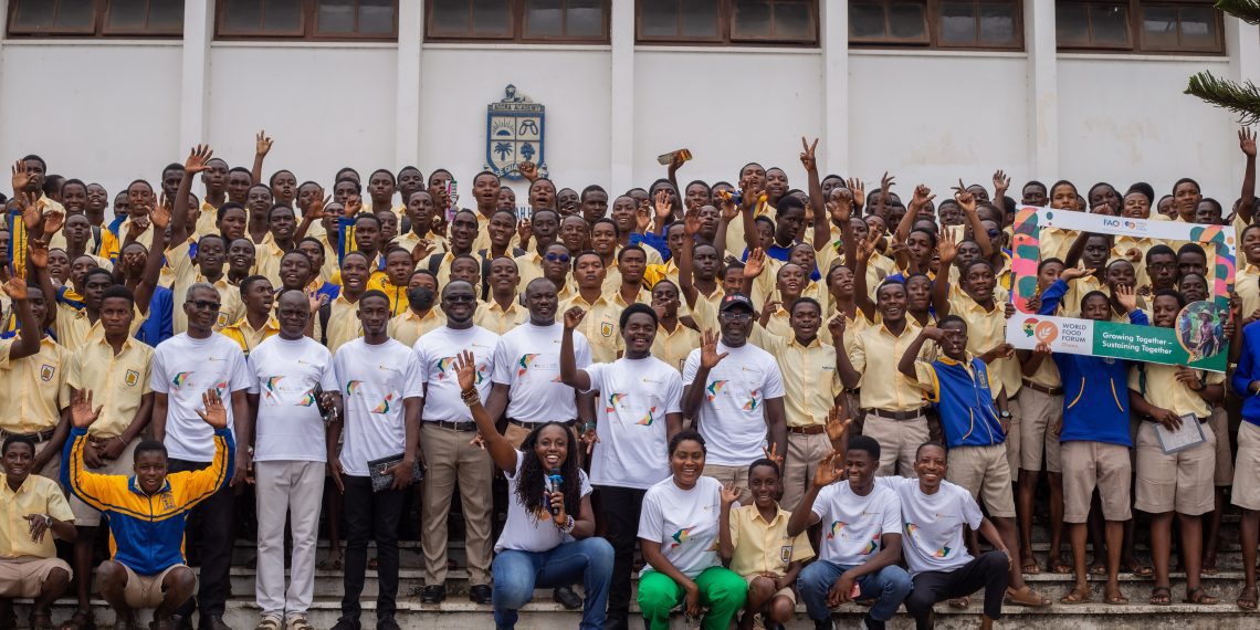 World Food Forum (WFF) Ghana Chapter Commemorates International Youth Day with Students of Accra Academy S.H.S    World Food Forum (WFF) Ghana Chapter Commemorates International Youth Day with Students of Accra Academy S.H.S
