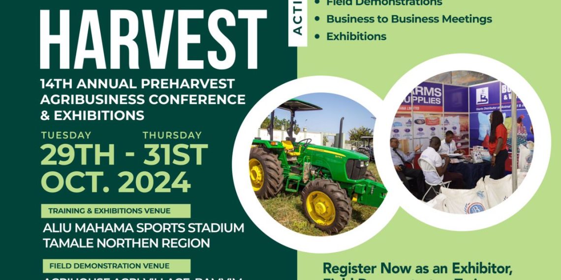 14th Annual Pre-Harvest Agribusiness Conference and Exhibition Set for October 29-31, 2024