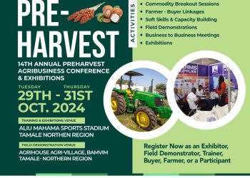 14th Annual Pre-Harvest Agribusiness Conference and Exhibition Set for October 29-31, 2024