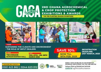 2nd Ghana Agrochemical and Crop Protection Exhibitions and Awards (GACA) Slated for March 27-28, 2025
