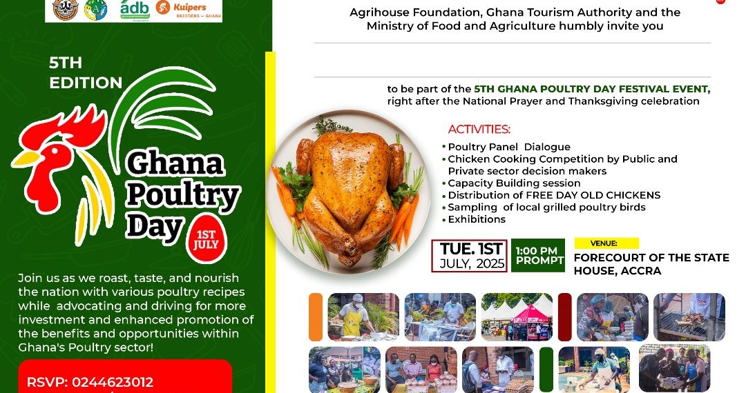 Tomorrow ,July 1st 2025  is 5th Ghana Poultry Day Tomorrow ,July 1st 2025  is 5th Ghana Poultry Day
