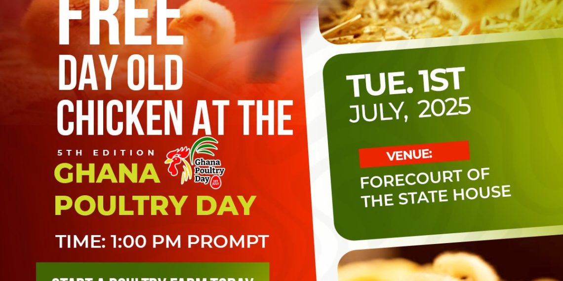 Free Day-Old Chicks and Grilled Poultry Birds to Be Shared at 5th Ghana Poultry Day Free Day-Old Chicks and Grilled Poultry Birds to Be Shared at 5th Ghana Poultry Day