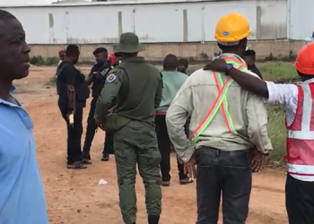 Security forces storm Panbros Salt to help Chinese national claim disputed land