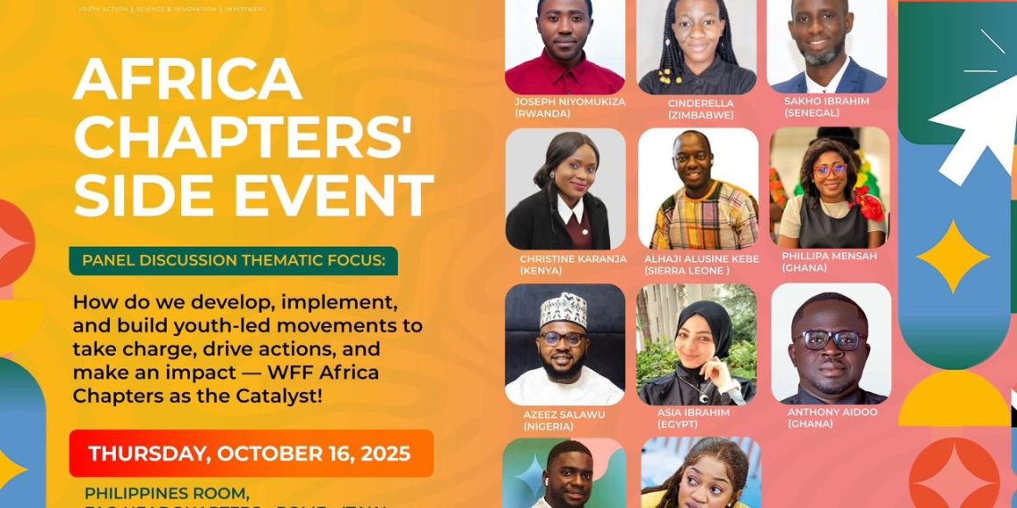 WFF Africa Chapters to Lead High-Level Dialogue on Youth-Led Agrifood Transformation at 2025 World Food Forum Flagship Event WFF Africa Chapters to Lead High-Level Dialogue on Youth-Led Agrifood Transformation at 2025 World Food Forum Flagship Event