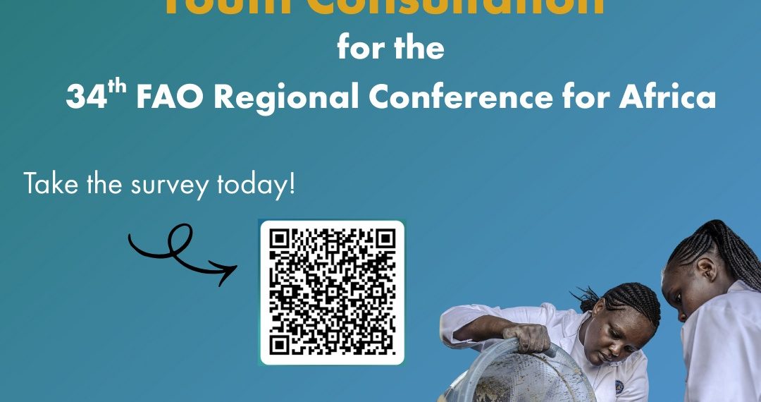 FAO Opens Youth Consultation Survey Ahead of the 34th Regional Confrence for Africa