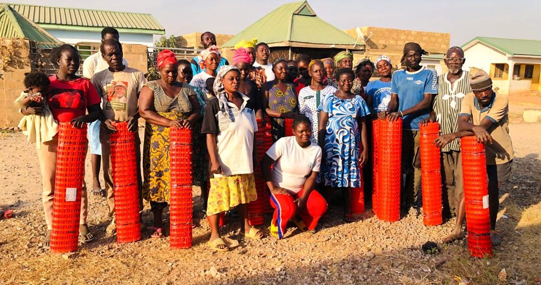 Boost to Bloom Beneficiary Communities in the Northern, Upper East Region Receives Fencing Materials