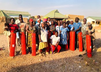 Boost to Bloom Beneficiary Communities in the Northern, Upper East Region Receives Fencing Materials