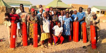 Boost to Bloom Beneficiary Communities in the Northern, Upper East Region Receives Fencing Materials