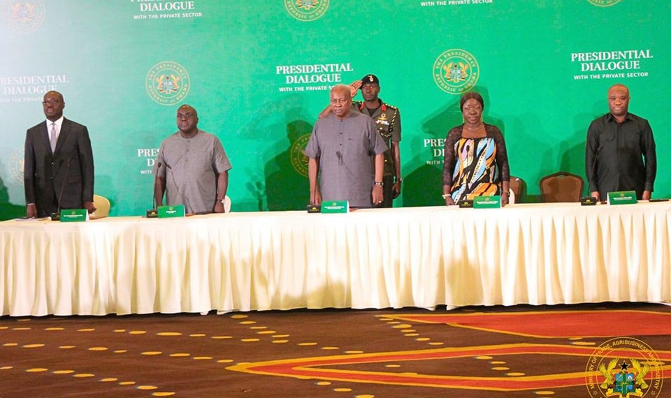 Gov’t Engages Business Leaders at Presidential Dialogue; Cabinet to Approve the Agribusiness Policy.