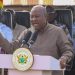 President Mahama cuts sod for Dormaa-Ahenkro’s first 24-hour economy market