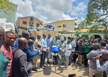 MoFA distributes 40,000 fertiliser bags, drones to farmers 