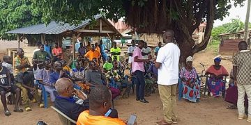 GAIP, AgroT Hub Sensitive Farmers in Pru West, Atebubu-Amantin on Agricultural Insurance