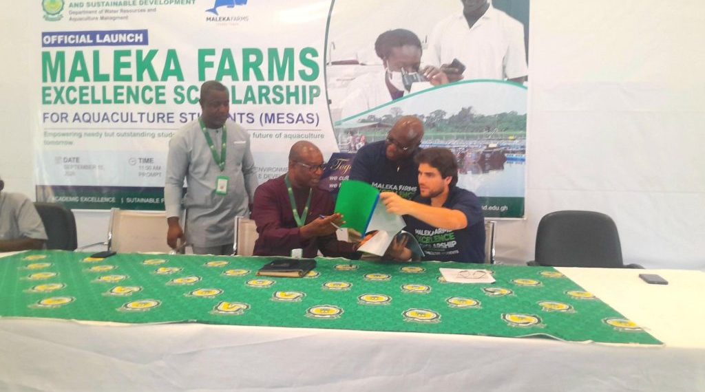 UESD, Maleka Farms launch scholarship for aquaculture students
