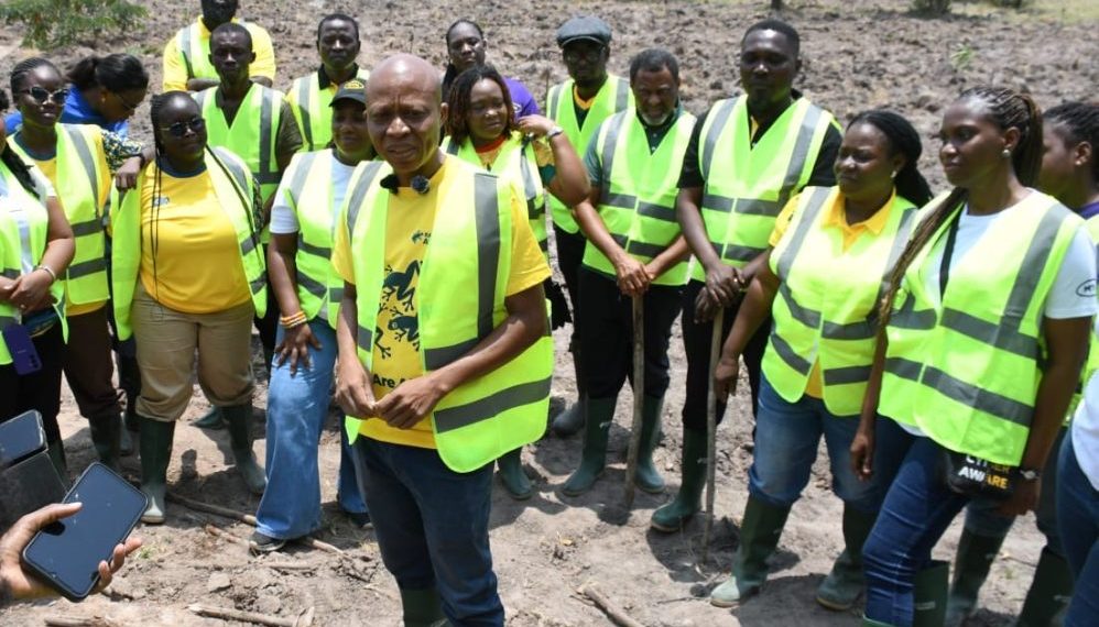 MTN Ghana, partners Forestry Commission to plant 1,666 trees Aiming to restore Chipa Forest Reserve