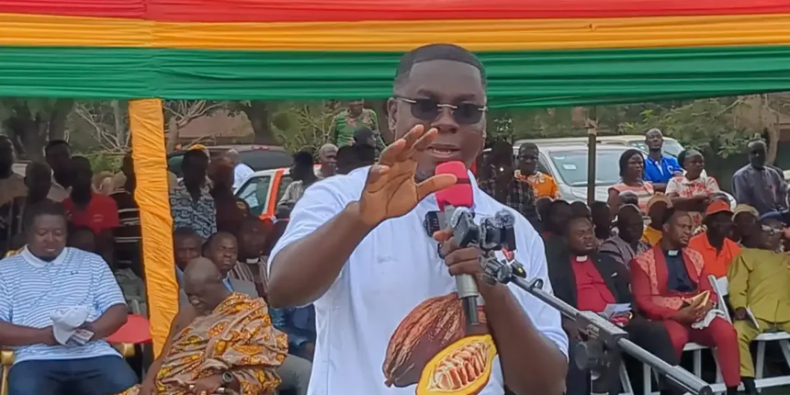 Tano North MP presents 84 motorised spraying machines to cocoa farmers