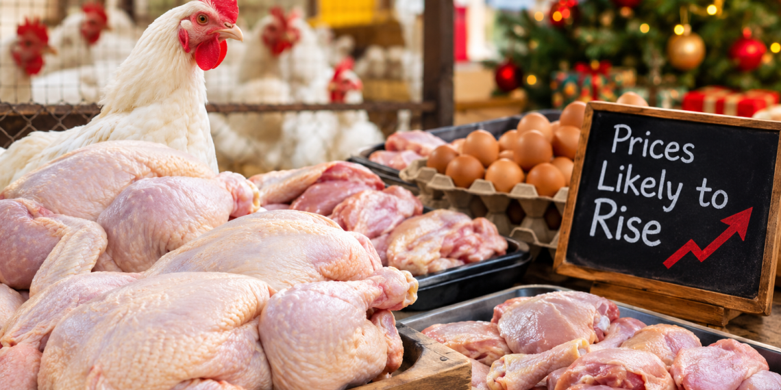 Poultry Products to Witness 15% Rise in Prices Ahead of Christmas – Farmers Warn