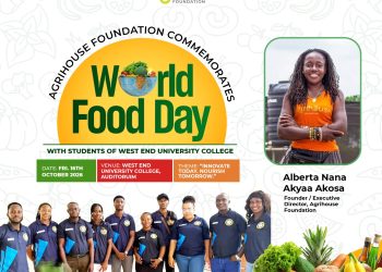 Agrihouse Foundation to Commemorate World Food Day with Students of West End University College