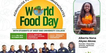Agrihouse Foundation to Commemorate World Food Day with Students of West End University College